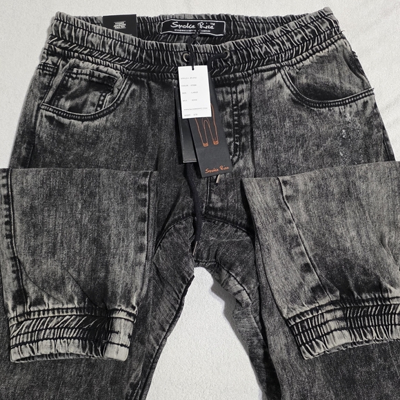 Smoke Rise Men's Charcoal Joggers - Picture 9 of 16